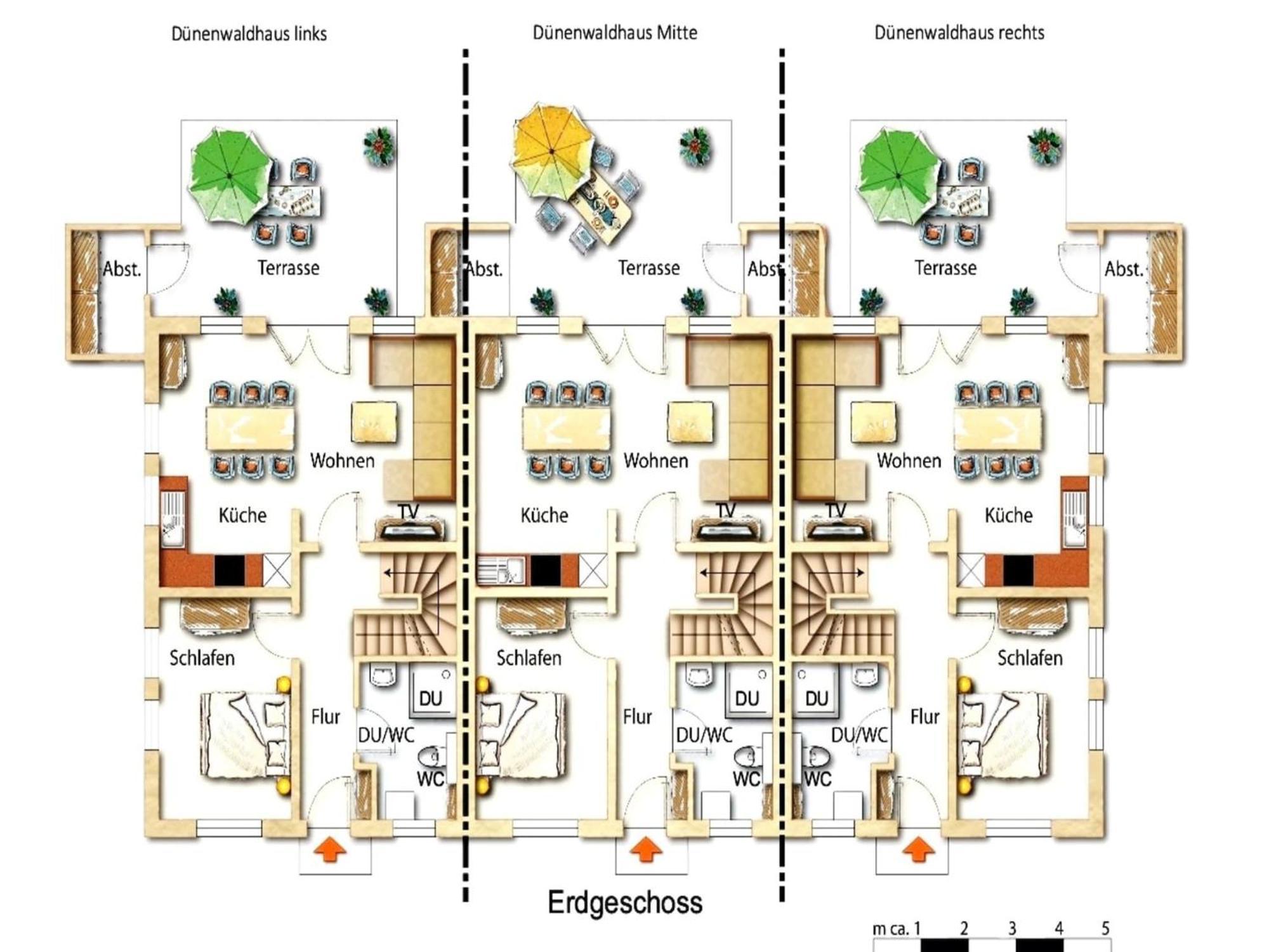 Reihenhaus Duenenwaldhaus Mitte In Trassenheide Apartment Ngoại thất bức ảnh